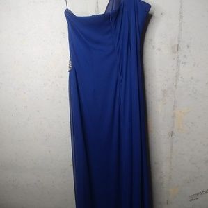 Royalblue OneShoulder Dress main image 0